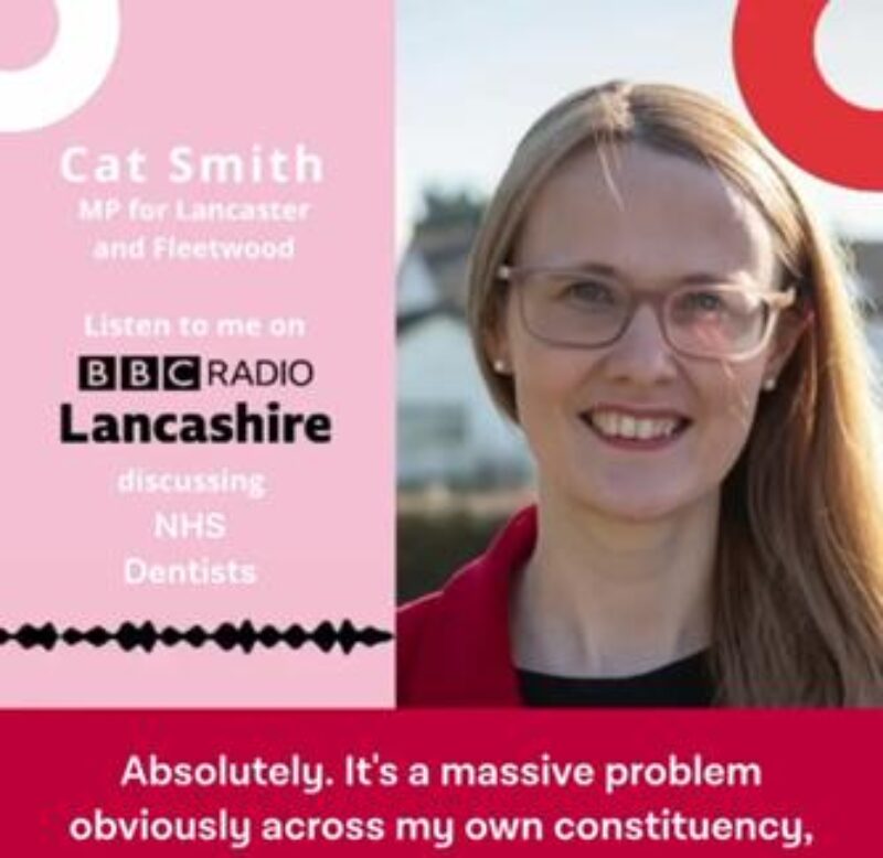 Graphic of Cats interview with BBC Radio Lancashire 